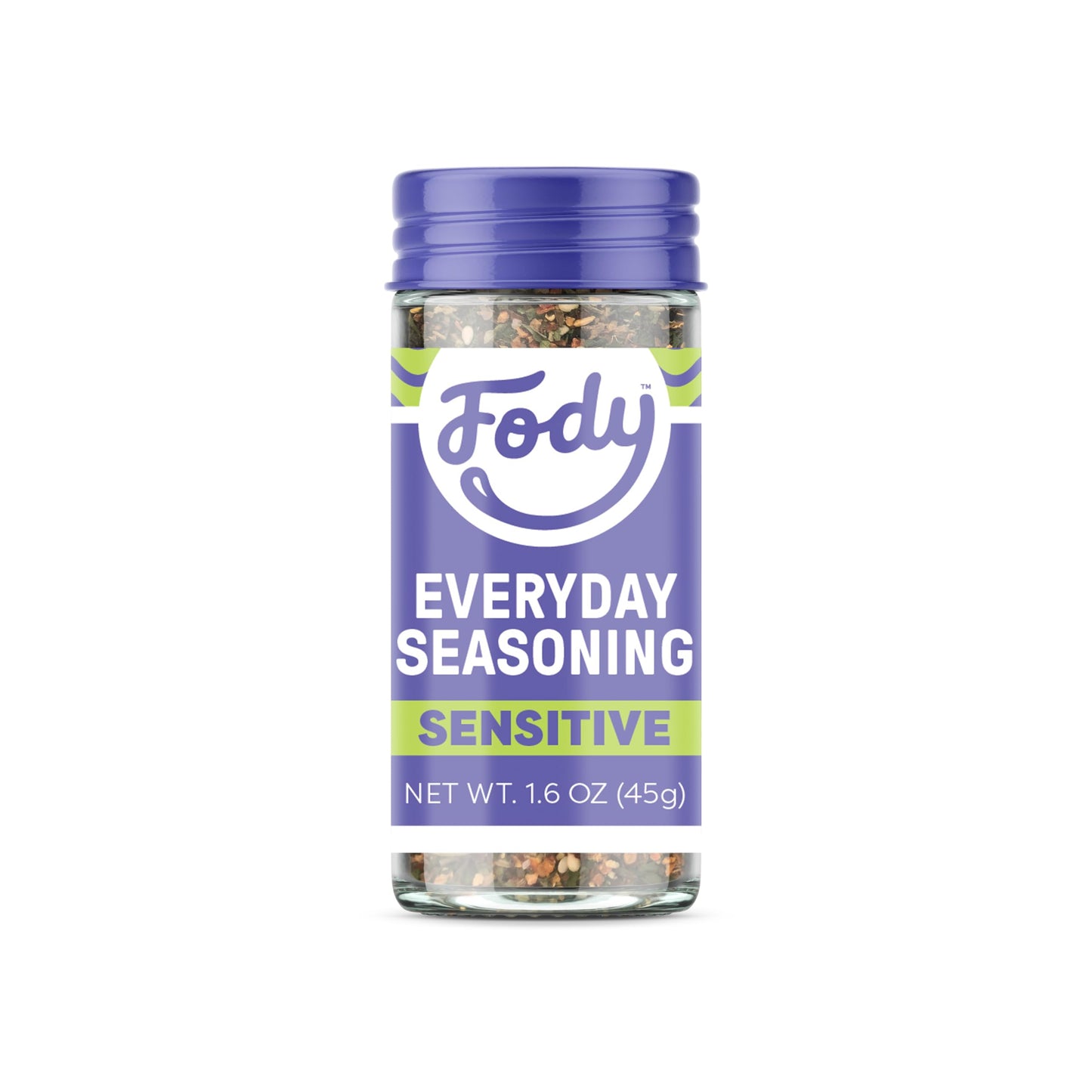 Fody Foods Everyday Seasoning, 1.6 Oz, Garlic and Onion Free, Low FODMAP Certified, Gut & IBS Friendly, Vegan, Non-GMO, Gluten F