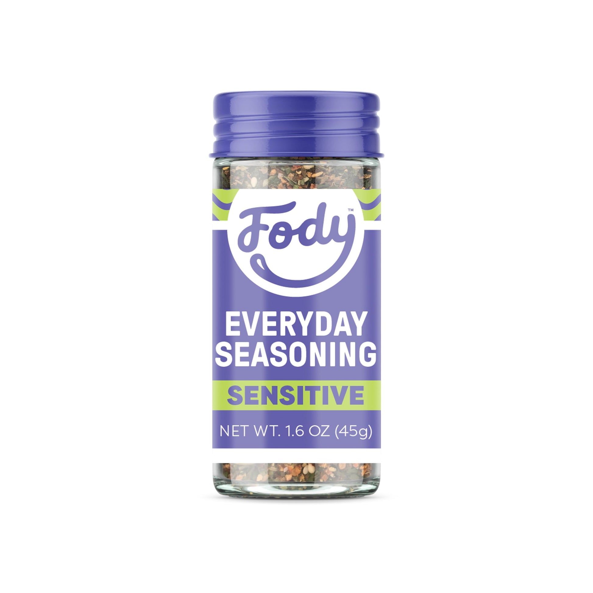 Fody Foods Everyday Seasoning, 1.6 Oz, Garlic and Onion Free, Low FODMAP Certified, Gut & IBS Friendly, Vegan, Non-GMO, Gluten F