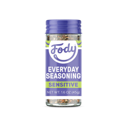 Fody Foods Everyday Seasoning, 1.6 Oz, Garlic and Onion Free, Low FODMAP Certified, Gut & IBS Friendly, Vegan, Non-GMO, Gluten F