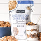 The Safe + Fair Food Company Chocolate Chip Cookie Dough Granola - Gluten-Free, Vegan, Allergen-Free - 12oz Pack, 6 Count Case