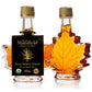 Mount Mansfield Maple Products Organic Pure Vermont Maple Syrup Wedding Favors Set of 24, 50ml Glass Leaf Bottles