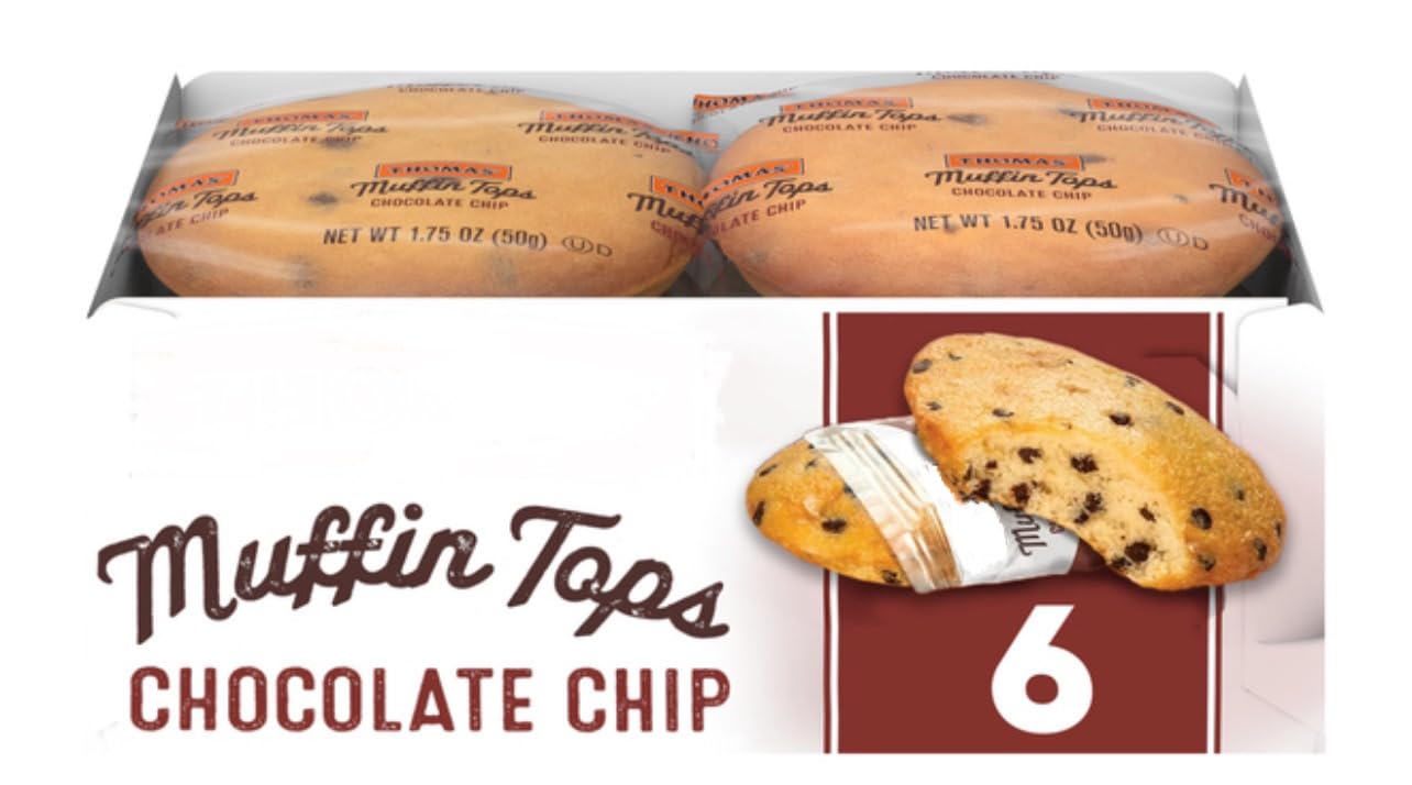 Chocolate Chip Muffin Tops, 6Count, 10.5Oz