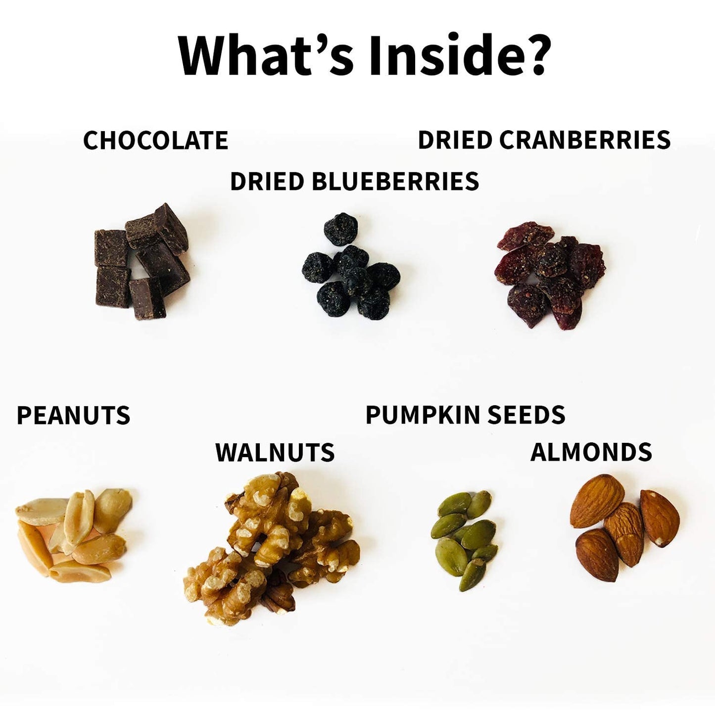 Brain Booster Nut Seed And Fruit Mix - Walnuts, Almonds, Peanuts And A Touch Of Sweetness From Dried Cranberries, Blueberries, And Chocolate. (1.75 Pound Bag)