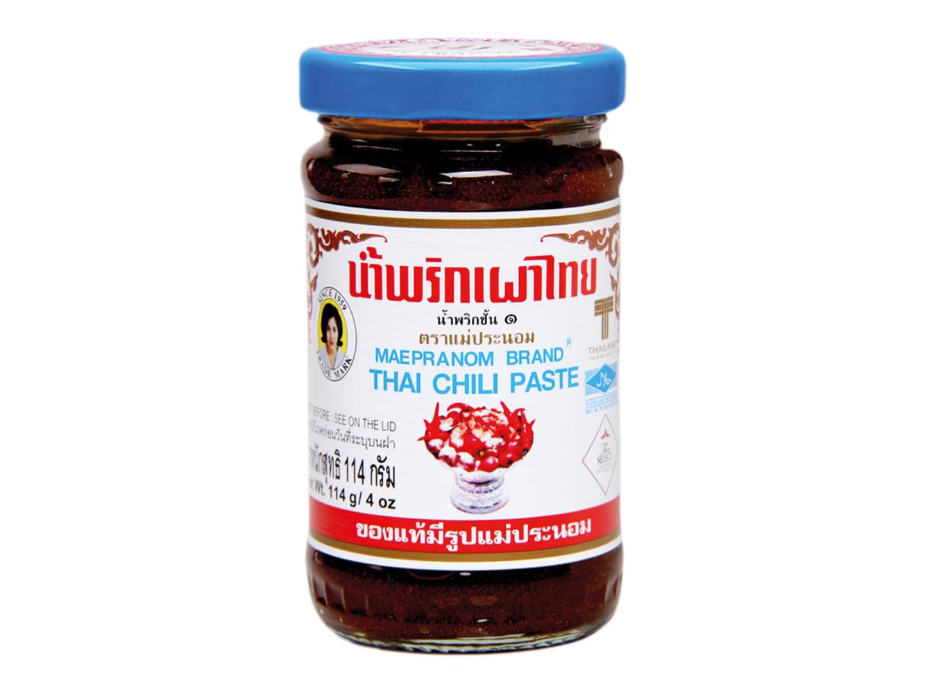 Mae Pranom Thai Tom Yum Chili Paste for Tom Yum Soup 114g (4 oz)