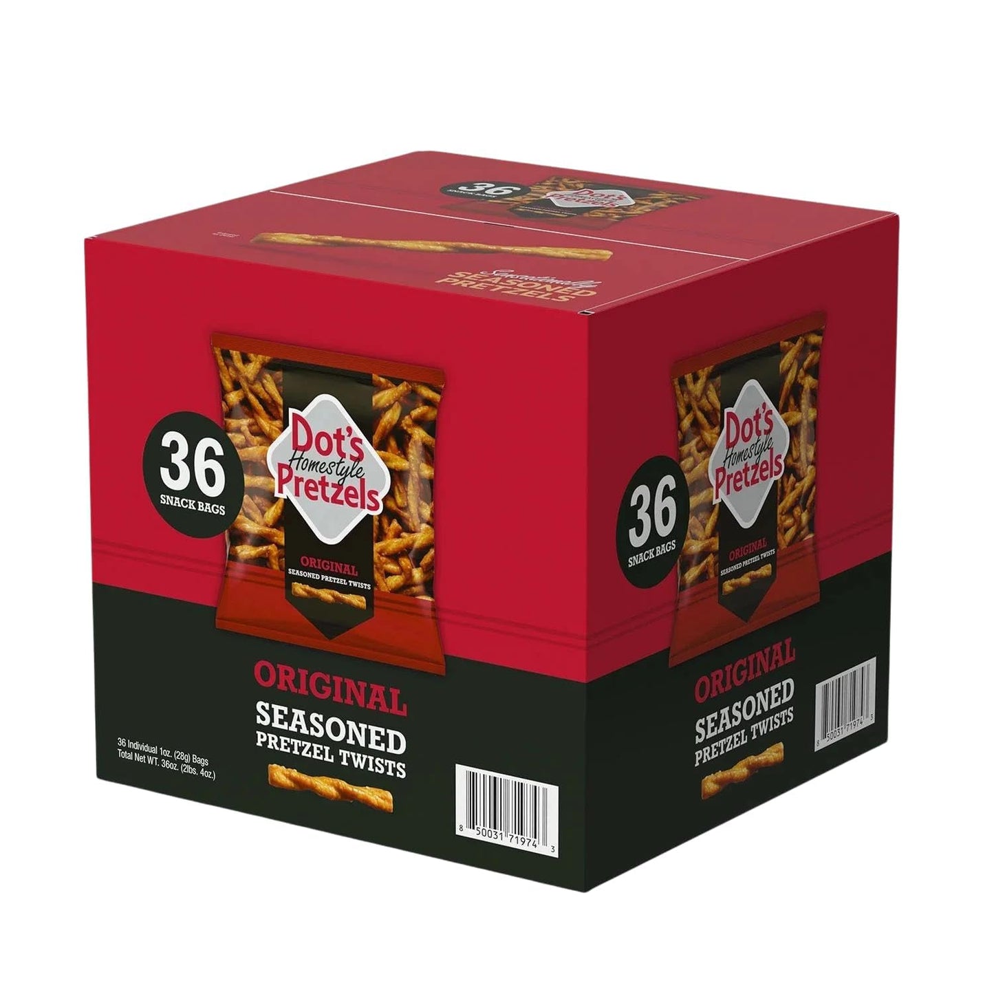 Generic Dots Pretzels 1-Ounce Snack Packs, Pack of 36, Convenient Treats, 36 Ounce Total
