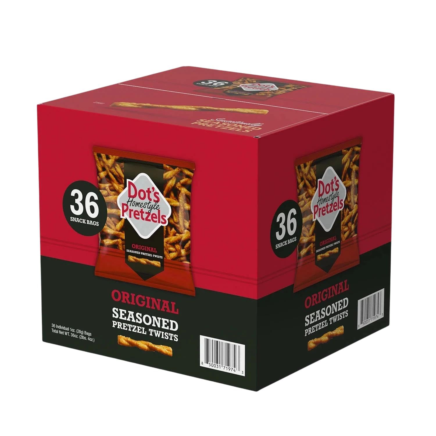 Generic Dots Pretzels 1-Ounce Snack Packs, Pack of 36, Convenient Treats, 36 Ounce Total