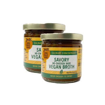Zoup! Good, Really Good Savory No-Chicken Vegan Broth Culinary Concentrate - Keto-Friendly, Gluten Free, Sugar Free, Non-GMO - G