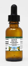 Fennel & Wild Yam Combination Glycerite Liquid Extract (1:5) - Vanilla Flavored (1 oz, ZIN: 522454)