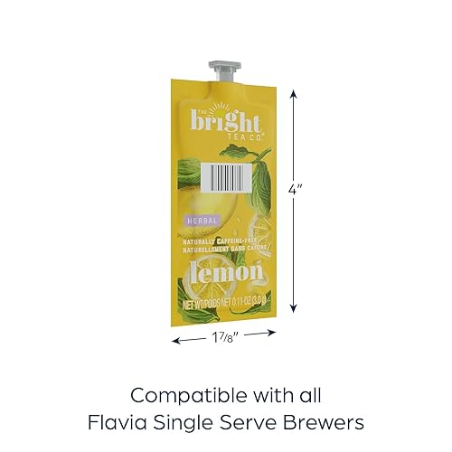 Flavia Lemon Herbal Tea, 100 Count, Model MDRB502