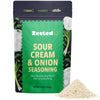 Sour Cream and Onion Seasoning - XL 6 oz Bag - Zested Tangy and Creamy Spice Blend - Gluten-Free and Nut Free - Goes Great On Sn