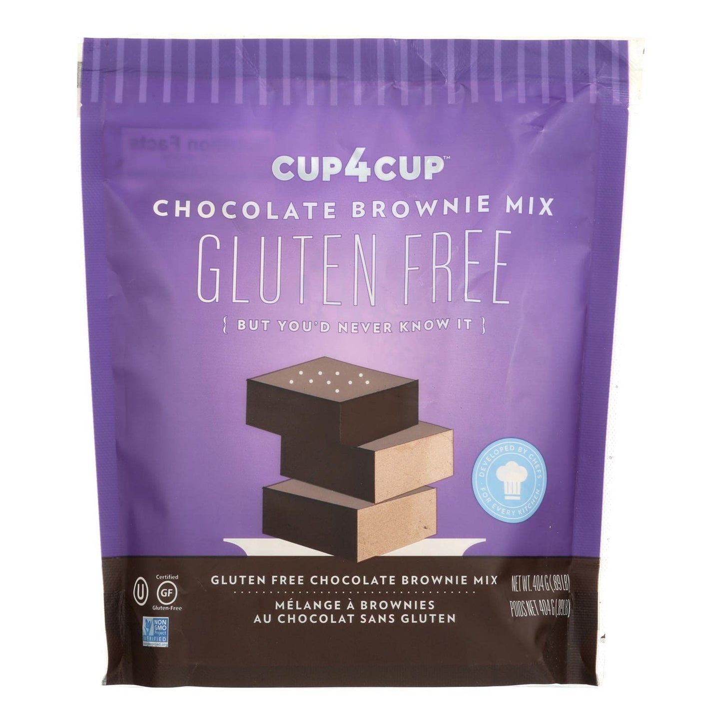 CUP4CUP GLUTE BROWNIE MIX,CHOCOLATE,GF - 14.25 OZ - CS x66