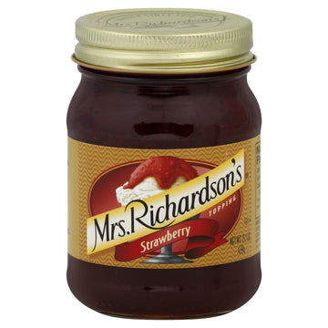 Mrs. Richardsons Ice Cream Topping and Dessert Sauce, Strawberry, 15.5 Ounce