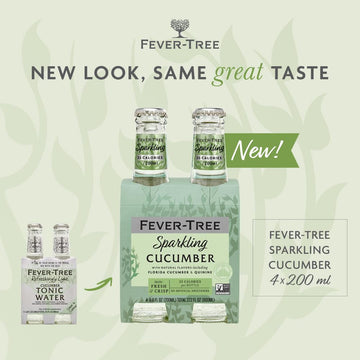 Fever-Tree Cucumber Tonic Water - Premium Mixer - 6.77 Fl Oz (Pack of 24)