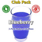 Gramzero Blueberry Zero Calorie Sugar Free Drink Mix, Great For Nutrition Club Loaded Teas, Stevia Sweetened
