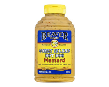 Beaver B78393 Beaver Coney Island Hot Dog Mustard 12.5 Ounce