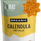J MAC BOTANICALS Organic Calendula Petals Edible Dried Flowers 12 oz