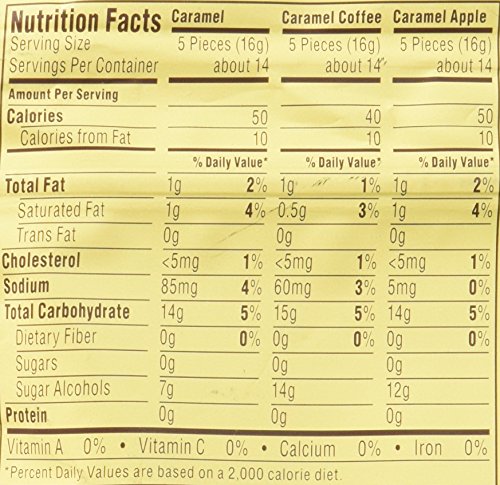Werther'S Original Sugar Free Assorted 7.7Oz. Caramel Coffee, Caramel Chocolate, Caramel
