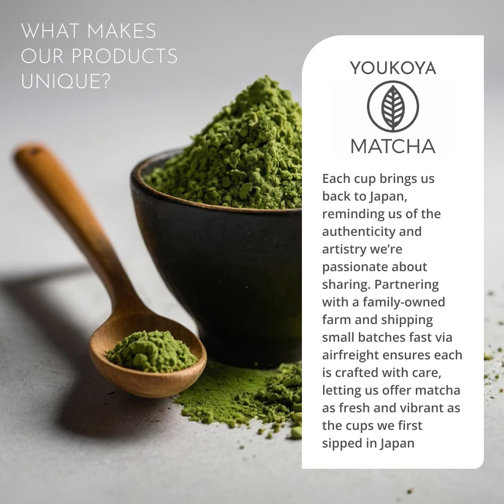 Matcha Powder, Premium Grade Japanese Matcha Tea, Grown In The Volcanic Soil Of Kyushu, Farm To Cup Tea From Japan 1.76Oz / 50G