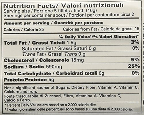 Agostino Recca - Flat Fillets Of Anchovies In Olive Oil, (3)- 2 Ounce. Tins