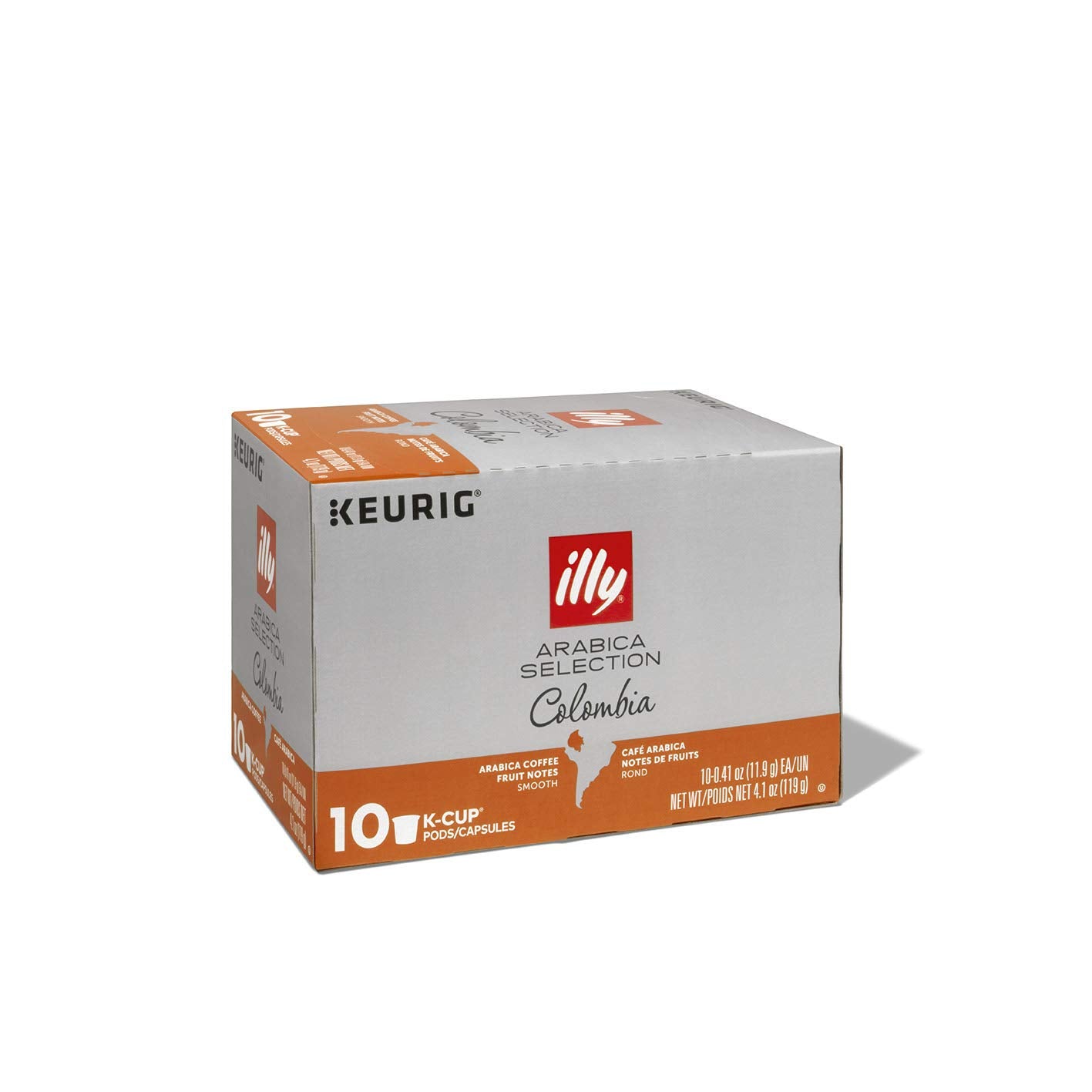 Illy Coffee K-Cups - Compatible Pods For Keurig Coffee Maker - Brasile & Columbia - Single Origin Roasts - Variety - 10 Count (P