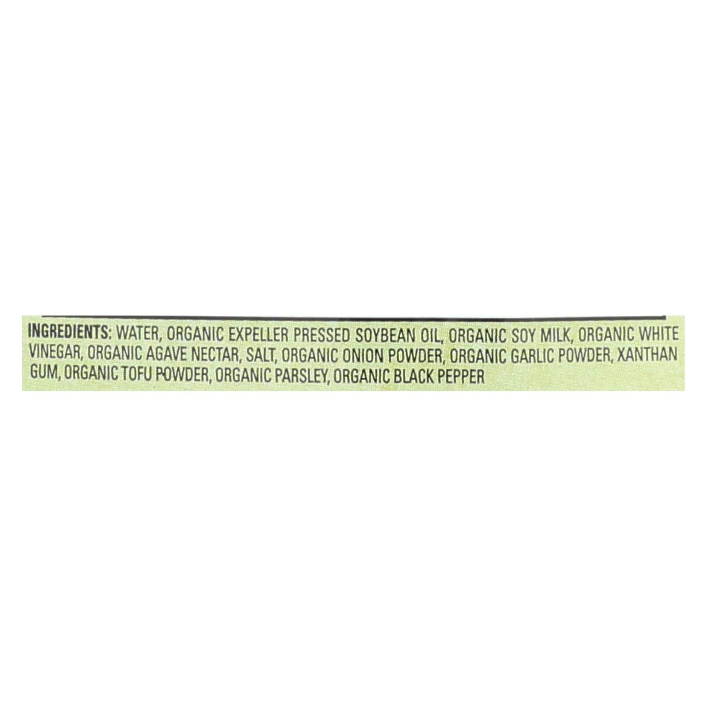 OrganicVille Organic Non Dairy Ranch Vinaigrette, 8 Ounce - 6 per case.