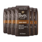 Peets Coffee, Dark Roast Whole Bean Coffee - Major Dickasons Blend 63 Ounces (6 Bags of 10.5 Ounces)