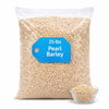 Pearl Barley, 25 lb Bulk Bag, Hulled Grains for Soups, Salads, Stews & Baking