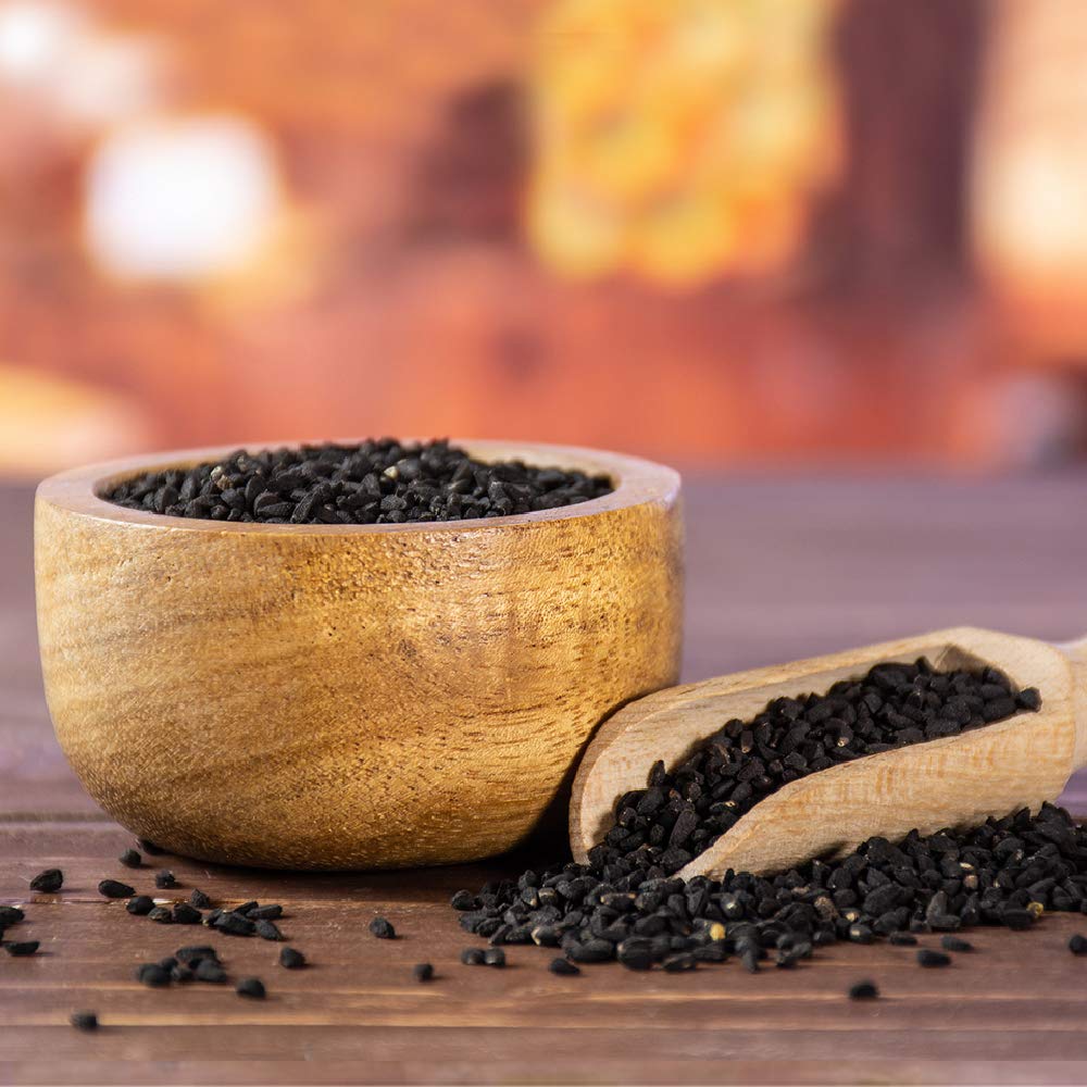 Kevala Organic Raw Black Cumin Seeds (Nigella Sativa) - Gluten Free Seasoning, Nigella Seeds, Kalonji Seeds, Vegan, Organic Blac