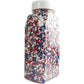 Cake Mate Party Size Patriotic Shimmer Sprinkles - Red, White & Blue Confetti Sprinkles with Stars for Cakes, Cupcakes, Cookies,