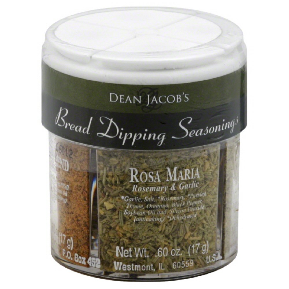 Dean Jacob'S Bread Dipping Seasoning, 4 Flavor Variety Pack, 2.4 Ounce