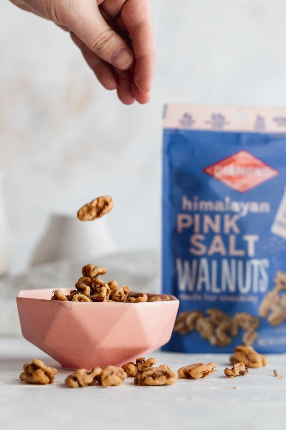 Diamond Of California Himalayan Pink Salt Walnut Snack Nuts, 4 Oz. (4 Pack)