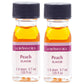 Lorann Peach Ss Flavor, 1 Dram Bottle (.0125 Fl Oz - 3.7Ml - 1 Teaspoon) - 2 Pack