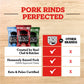 4505 Meats Chicharrones Fried Pork Rinds, Keto Certified, Family Size, 7 Ounce Bag