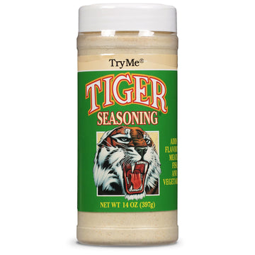 Try Me Tiger Seasoning For Meat Fish And Vegetables, 14Oz Bottle (Pack Of 1)