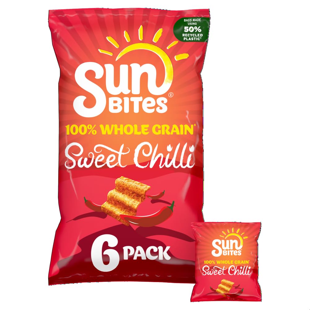 Walkers Sunbites Sweet Chilli Snacks 6 x 25g – Groceryeshop