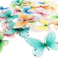 Set Of 30 Edible Butterfly Cupcake Toppers Wedding Cake Birthday Party Food Decoration Mixed Size & Colou