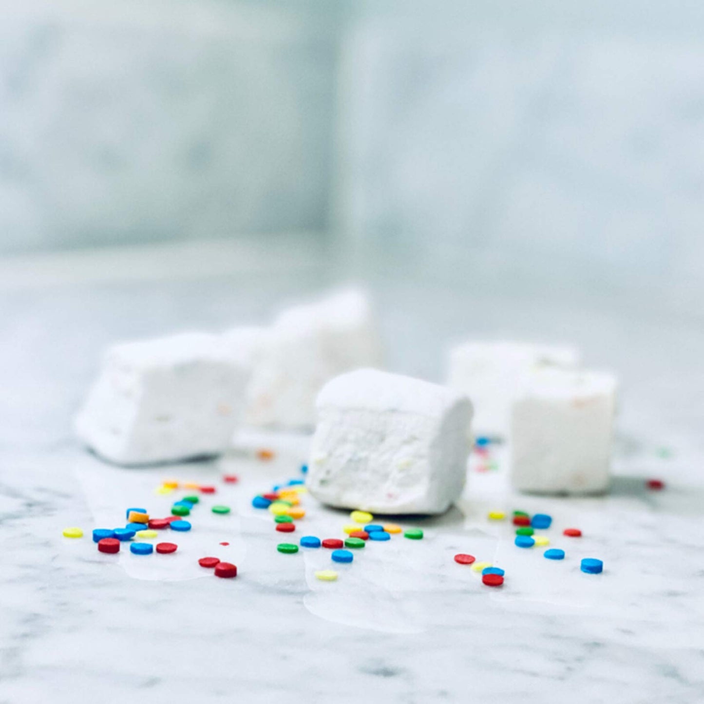 H nds Candies Gourmet Marshmallows - Birthday Cake, Gluten-Free, Kosher, 4 Pack