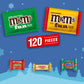 Mars Chocolate Variety Pack - M&MS Milk Chocolate, Peanut, SNICKERS, TWIX, MILKY WAY - 120 ct Individually Wrapped Stocking Stuffers