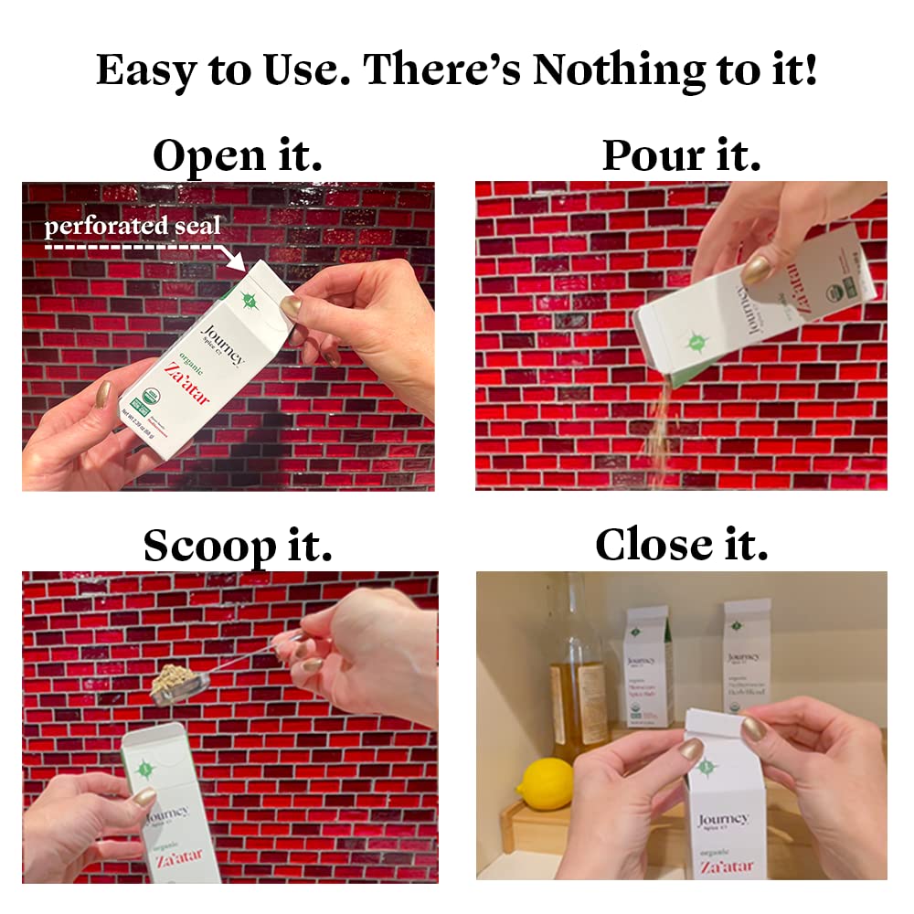 Journey Spice Co. Organic Tuscan Seasoning | Salt-Free, Non-GMO | 2.7 oz Resealable Cap