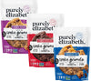 Purely Elizabeth Cookie Granola Variety Pack, Chocolate Chip, Oatmeal Raisin, And Double Chocolate, Gluten-Free, Non-Gmo (3 Ct,