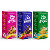 Joydays Cookie Variety Pack - Chocolate Chip, Double Chocolate & Peanut Butter, 63% Less Sugar, High Fiber, Protein Snack - Diet