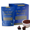 Earth Echo: Cacao Bliss - Organic Chocolate Cacao Powder Mix With Cinnamon, Turmeric, Mct Oil And Lucuma Unsweetened Cocoa Powde