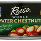 Reese Whole Water Chestnuts 8 Oz (Pack Of 6)