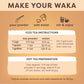 Waka Instant Green Tea Mix, Peach Flavored - 100% Tea Leaves, No Additives, Unsweetened Sample/Travel Size Tea Powder - Easy Qui