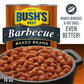 BUSHS BEST Barbecue Baked Beans, Plant Based Protein, Gluten Free, 16 oz Cans, Pack of 12