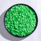 NIPEOR Green Heart Sprinkles - Jumbo Heart Shapes Cupcake Toppers for Cake Decorating - 3.53 oz (100g)