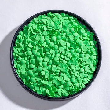 Green Heart Sprinkles Heart Shapes Sprinkles Cupcake Toppers Valentine Jumbo Heart Sprinkles for Wedding Cupcake Cake Decorating