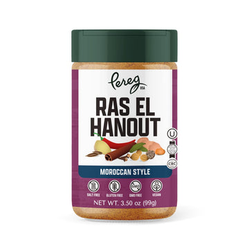 Pereg Ras El Hanout Moroccan Seasoning Spice Blend (3.5 Oz) - Mixed Spices - Non-GMO - Kosher Certified - Salt-Free, Sugar-Free