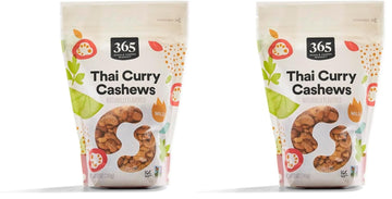 365 by Whole Foods Market, Cashews Thai Curry, 12 Ounce (Pack of 2)