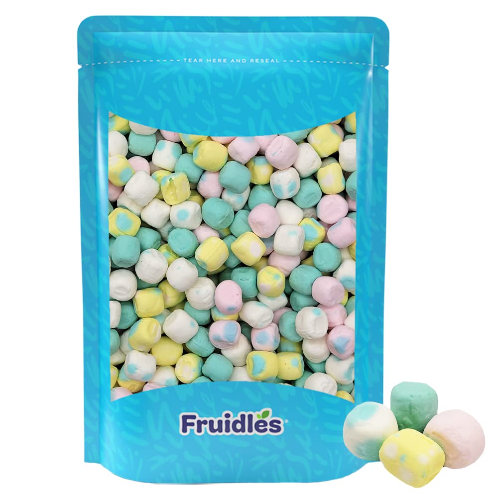 Colorful Pastel Buttermints, Bulk Mint Candies, After Dinner Mints, Butter Mint Candy, Fat-Free, 3.6g Piece (Half-Pound)